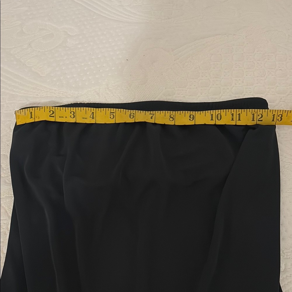 Black Strapless Slip with shelf bra - Picture 9 of 10
